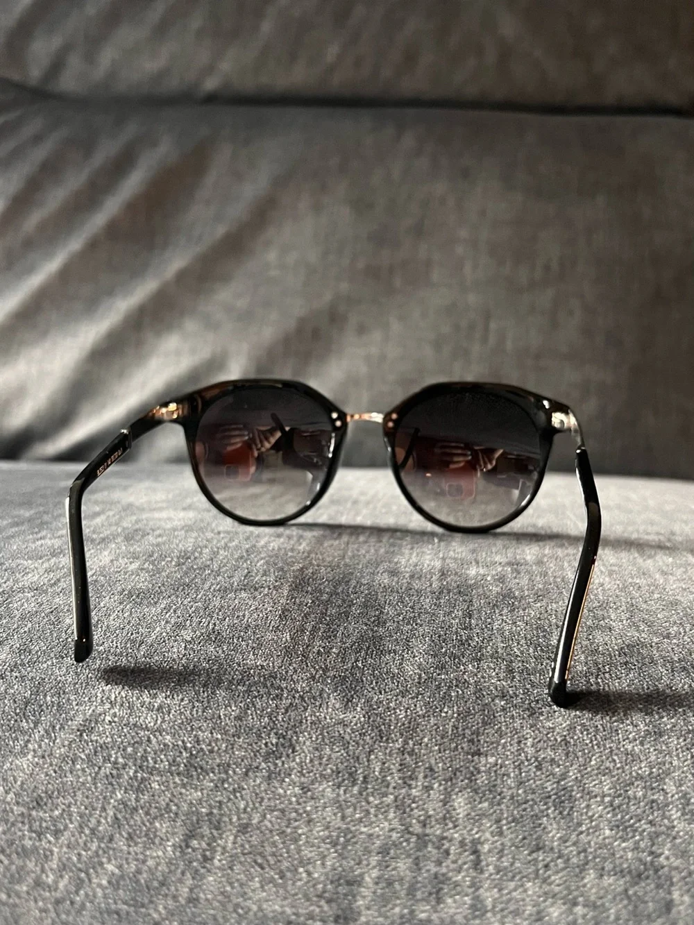 Balmain Black Round Sunglasses - Classic Style